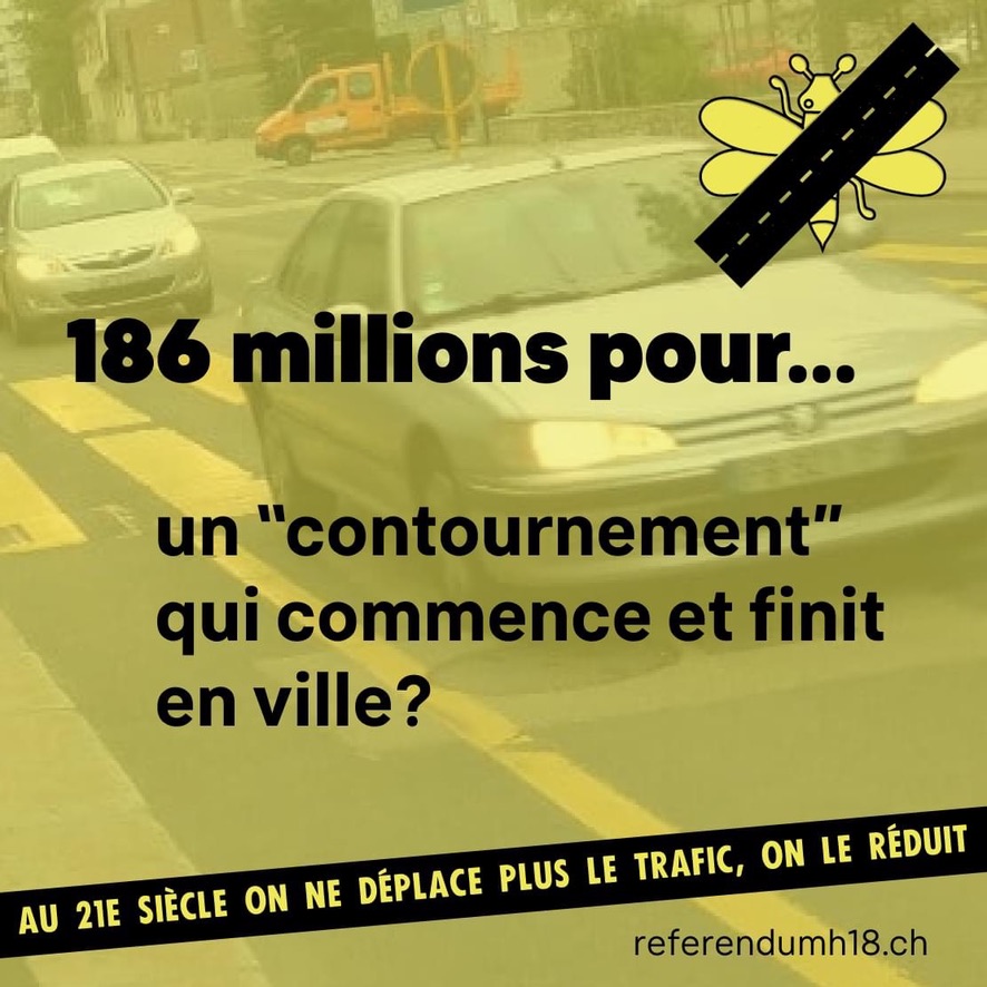 La violence des référendaires contre le contournement de La&nbsp;Chaux-de-Fonds