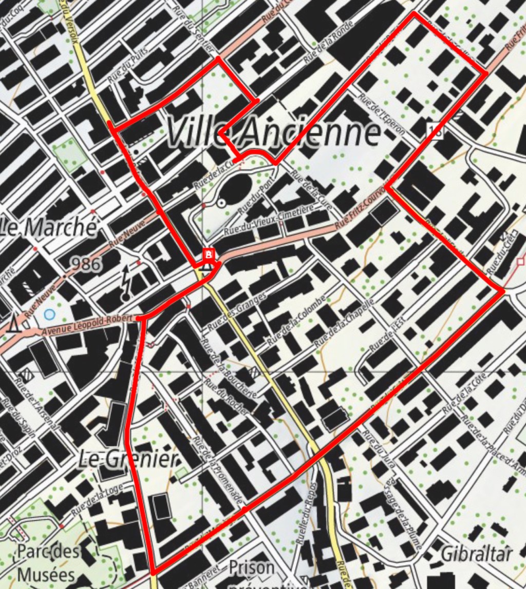 Balades dans les gaz du centre-ville de La Chaux-de-Fonds asphyxié par le&nbsp;trafic￼